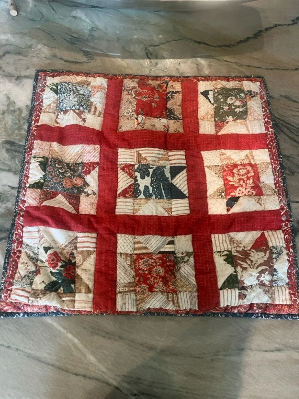 ❤️ Pottery Barn Emerson Patchwork Quilted Euro Pillow Cover – ONE ❤️